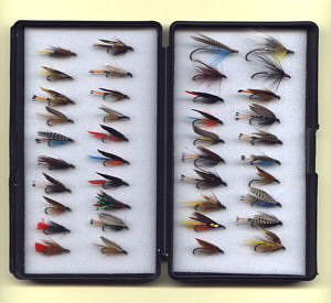 Boxed Sea Trout Flies - Plastic