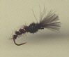 Trout Nymph - Claret Shuttlecock Buzzer