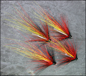 Fiery Shrimp Tube Flies