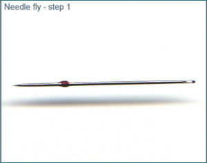 Needle Fly - step 1