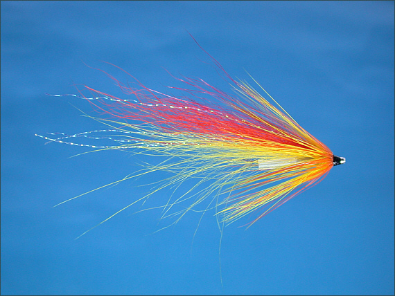 Fiery Cascade Salmon Tube Fly