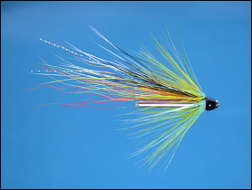 Beltra Badger Salmon Tube Fly