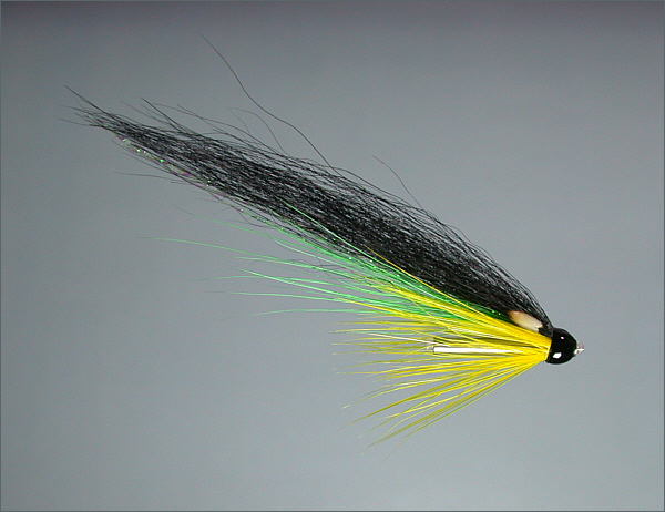 Green Wee Monkey salmon tube fly