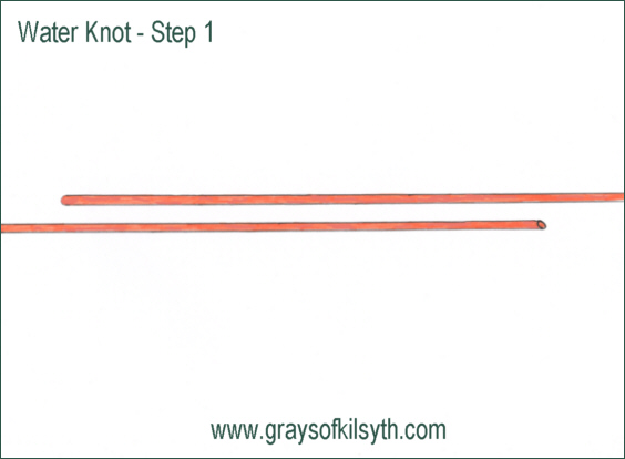 Water Knot - step 1