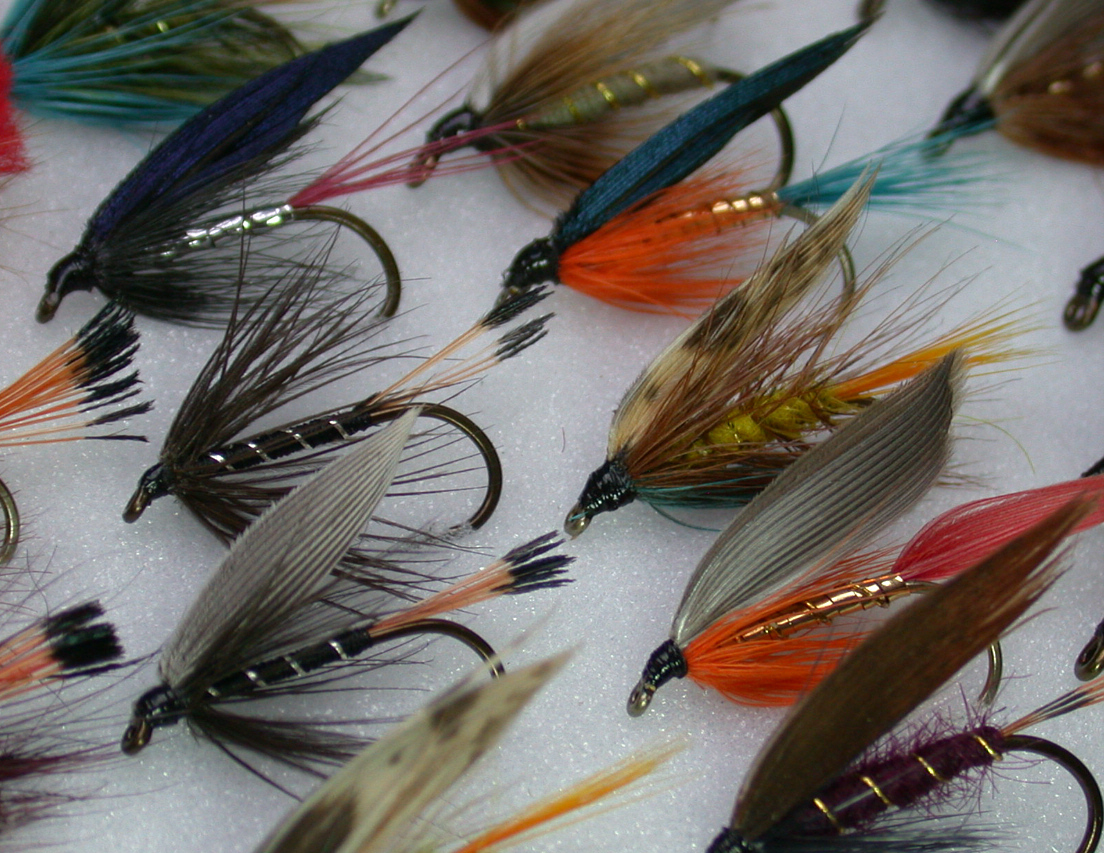 Sea Trout Flies 18 Large Hook Wet Flies Alexander Mixed Size 6 and 8 Woodcock