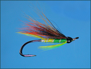 AGreen Highlander salmon fly